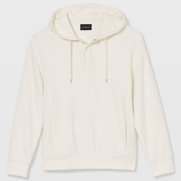 Brushed Hoodie - New WithTags - NEVER WORN - White/ Egret - Picture 5 of 5